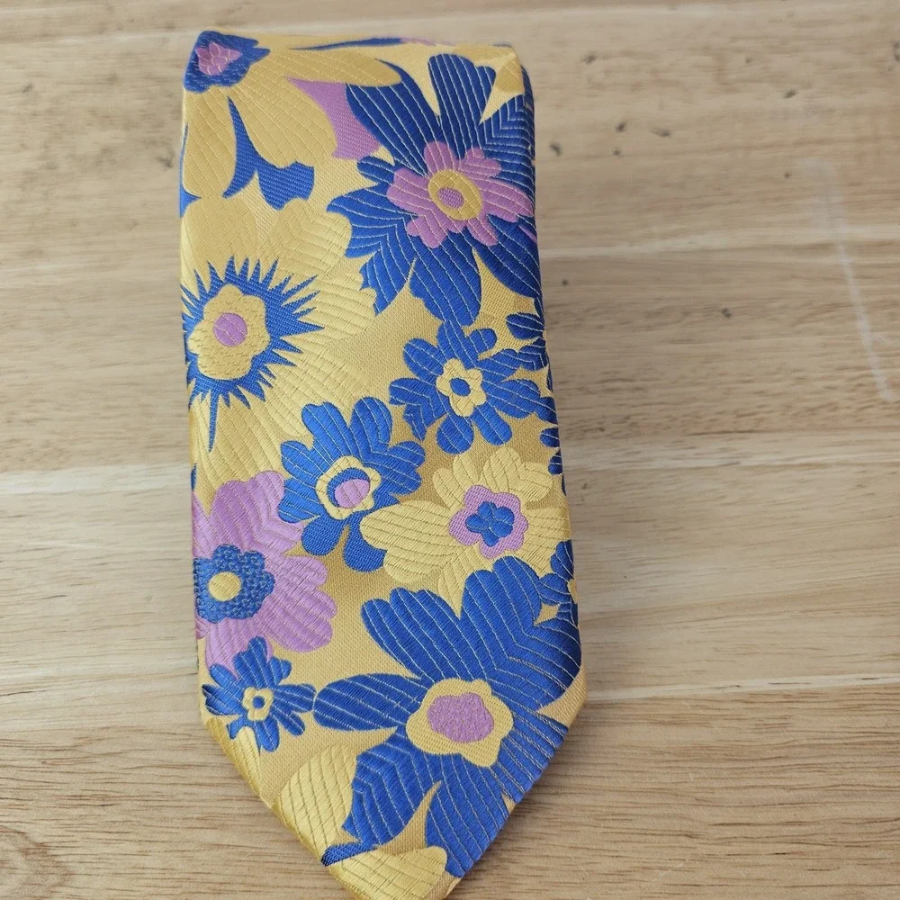LUCHO Houston Mens Silk Designer Necktie Tie 3.5